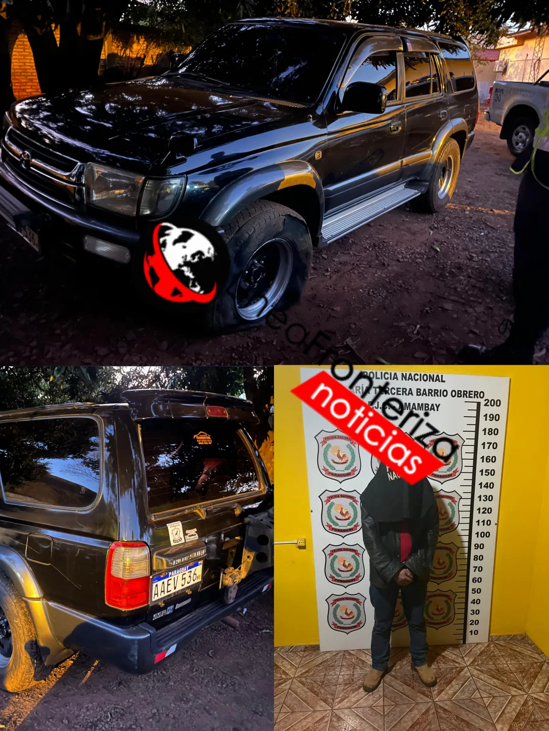 Se fugó, chocó y terminó aprehendido